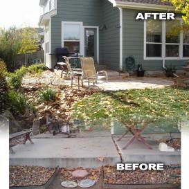 Featured Patio Before and After