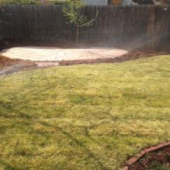 New Back Yard with Irrigation